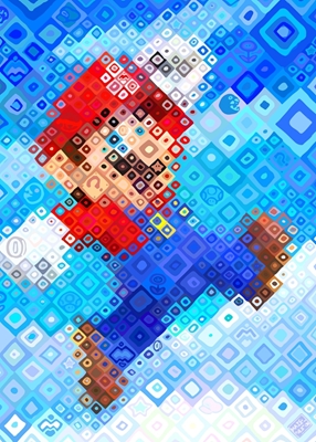 Super Mario Gaming Abstract