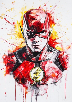 Painting of The Flash