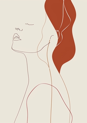 Abstract  Minimalist Woman