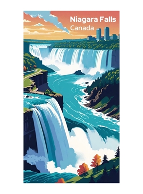 Niagarafallen Resor Konst