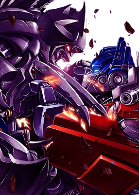 Závěrečná bitva Optimus Prime Art