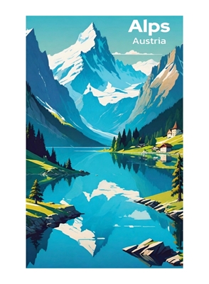 Alperna Österrike Reisekunst