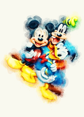 Mickey Mouse Pateta Pato Donald