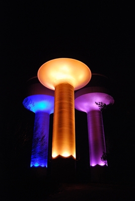 Watertoren in kleur