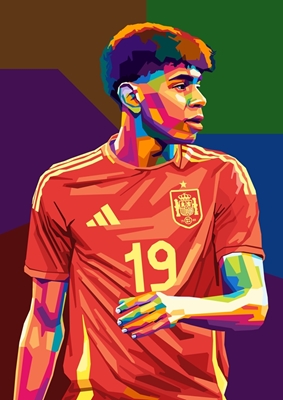 Lamine Yamal Wpap Pop-taide