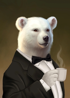 Ursos polares e café
