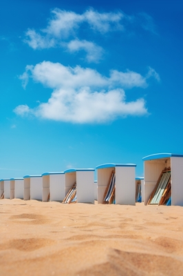 Maisons de plage néerlandaises
