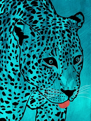Vild afrikansk leopard