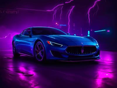 Maserati MC20 - hehkuva neon