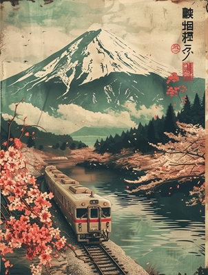 Japanse retro kunst