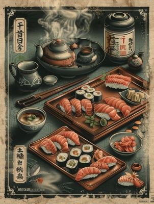 Japanse vintage keuken 