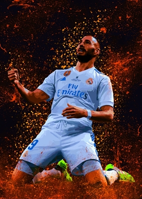 Benzema Beste Moment Kunst