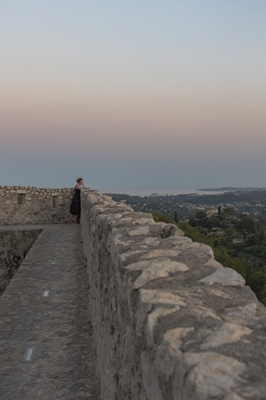 Noite de verão de St. Paul de Vence