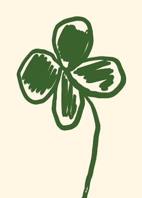 A green flower