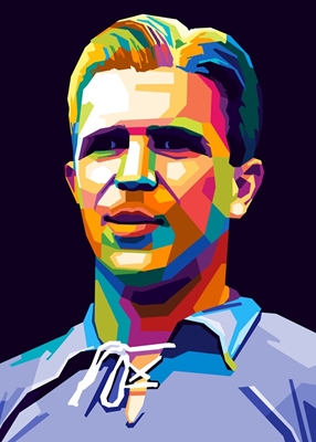 Ferenc Puskás Wpap Pop Art