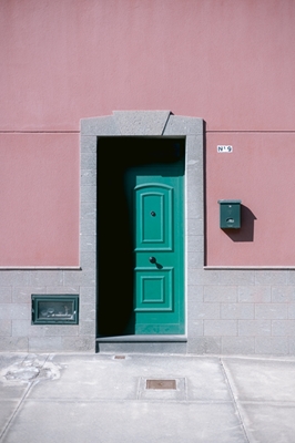 Porta parete rosa Tenerife Spagna