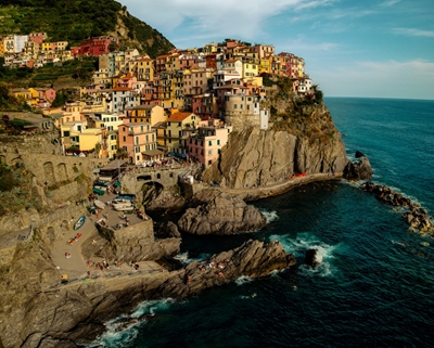 Coastal Italian town