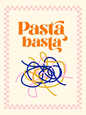 Retro Italienische Pasta Basta  