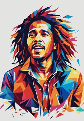 Bob Marley WPAP Sztuka pop