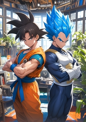 GOKU VS VEGETA 