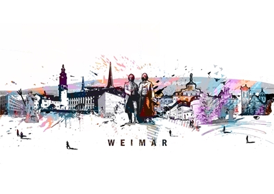 Skyline of Weimar