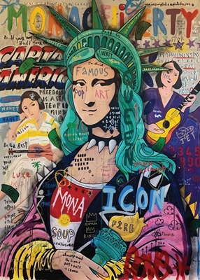 Icona Mona Pop Art