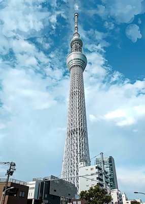 skytree cartoon