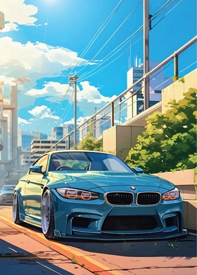 BMW M5 in The City