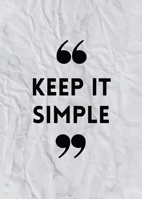 Keep It SImple