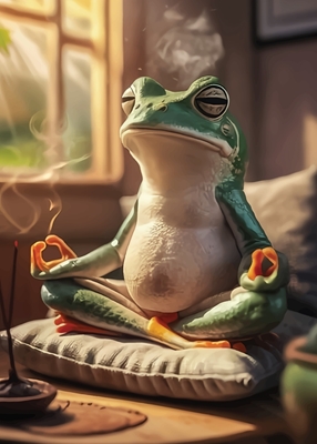 Meditation des Frosches