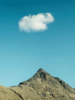 Ristačohkka en de wolk