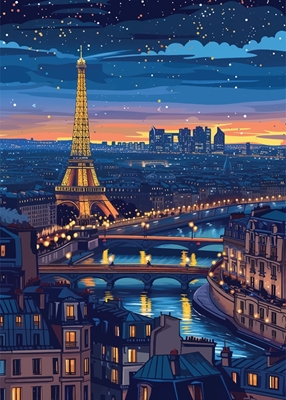 Paris City Love Eiffel Tower