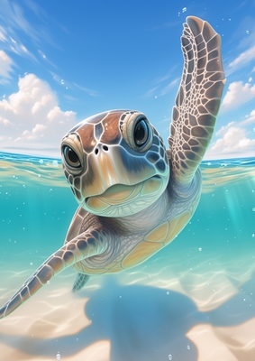 Green sea turtle