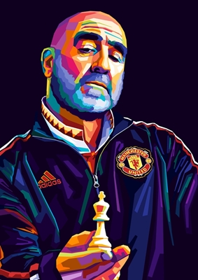 Eric Cantona Wpap POp-kunst