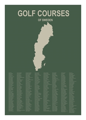 Campos de golfe em Suécia