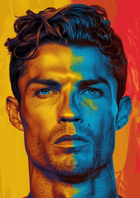 Crstiano Ronaldo Popart 