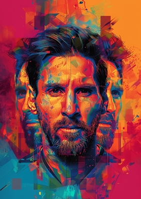 Lionel Messi Popart