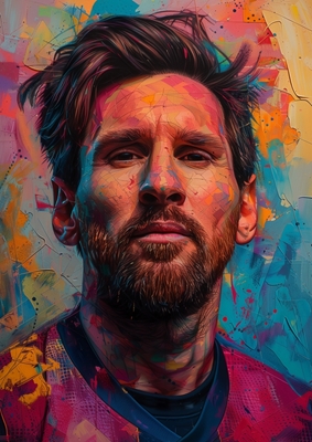 Lionel Messi Popart