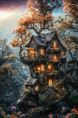 Casa sull'albero magica 