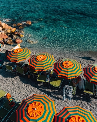 Parasols in Italië 