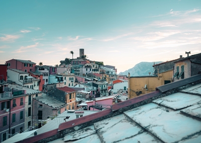 Färgglada hus Cinque Terre