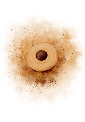 Biscuit Splash - Aquarela Digital