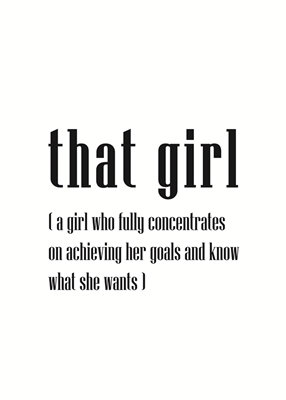 That girl