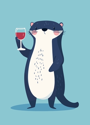 Otter cheers