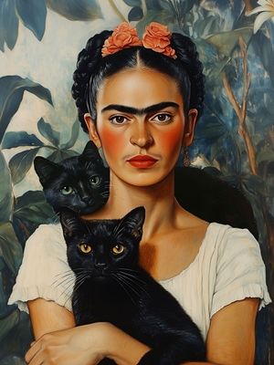 Frida e gatos