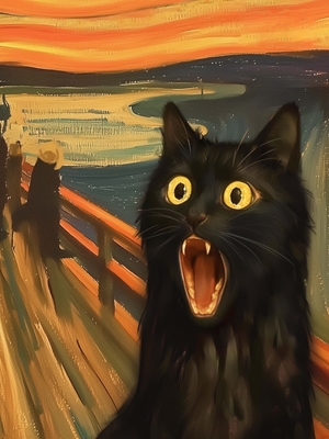 Kitty scream