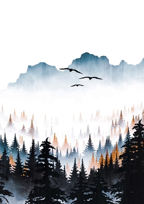 Mystic Mountains and Forest