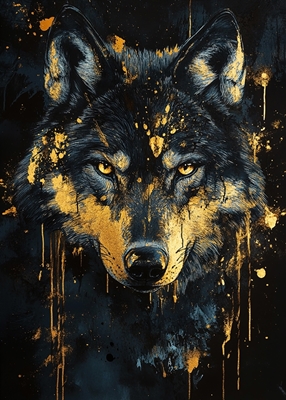 Goldener Wolf