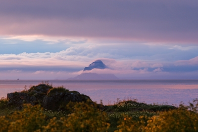 Ensomt bjerg