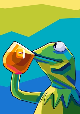 Kermit Meme Wpap pop-art